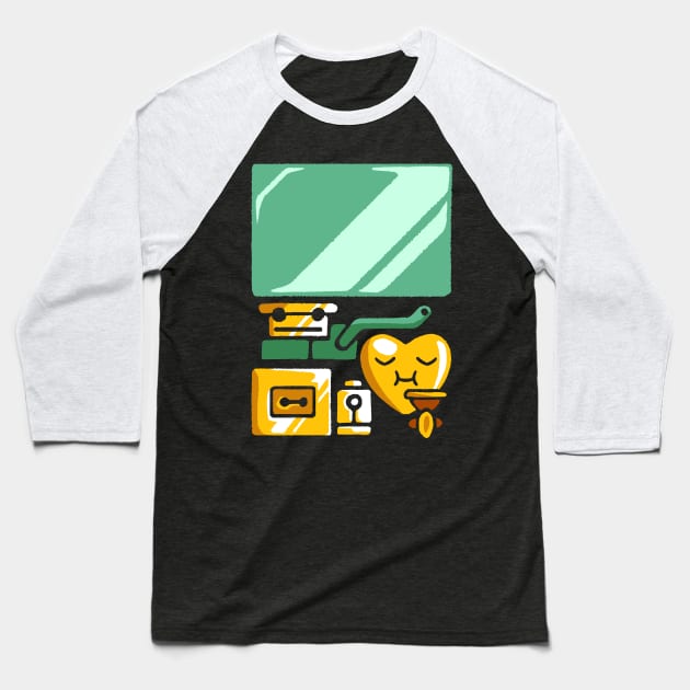 adventure time BMO insides Baseball T-Shirt by The Japanese Fox